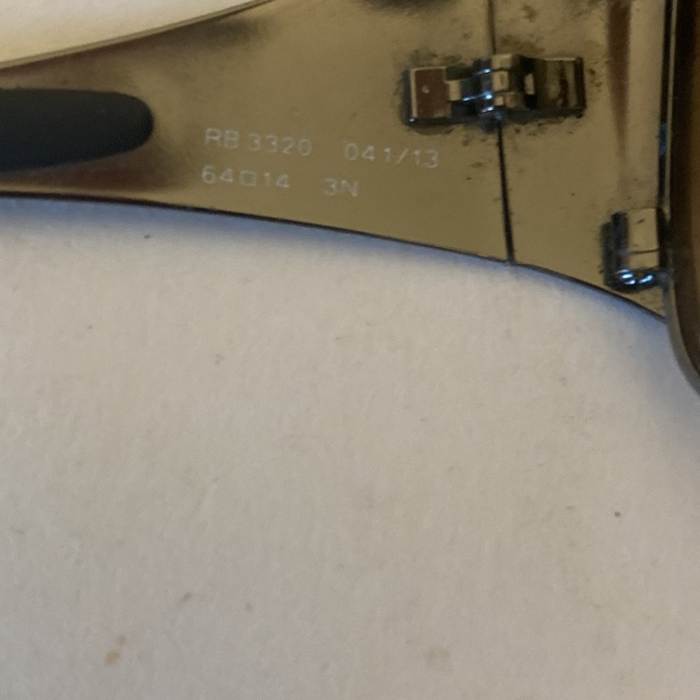 Ray-Ban RB 3320 Sunglasses FRAMES ONLY 041/13 64-14 3N Brushed Gunmetal - Picture 6 of 7